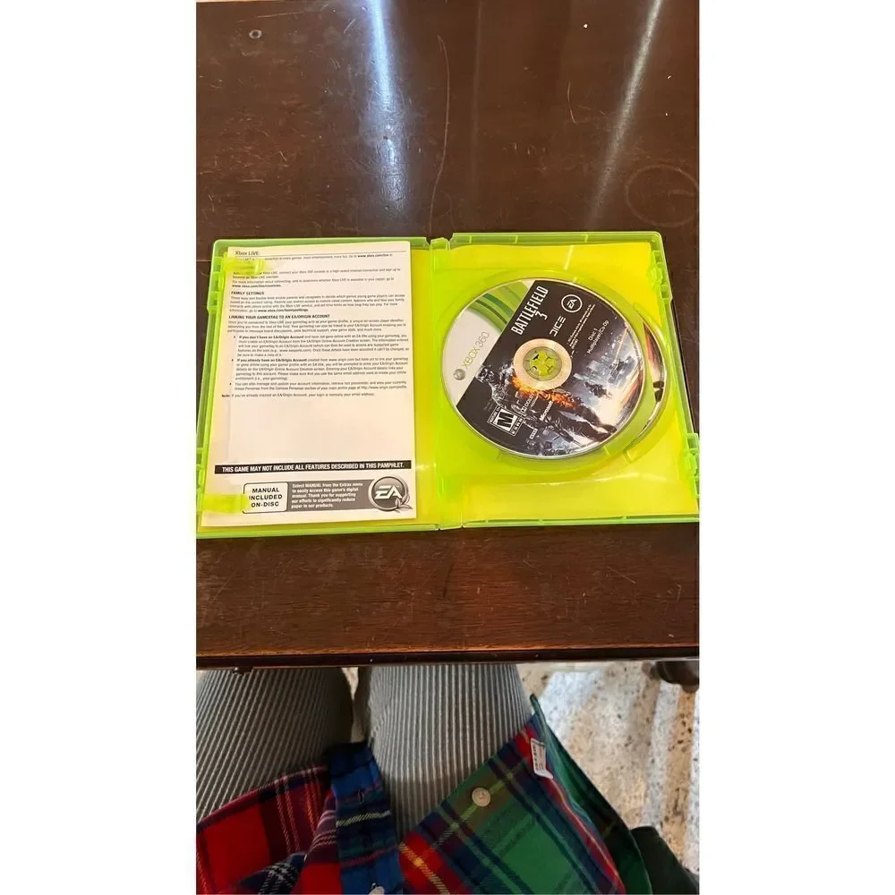 BATTLEFIELD 3 LIMITED EDITION XBOX 360 2 DISKS ORIGINAL MANUAL & CASE